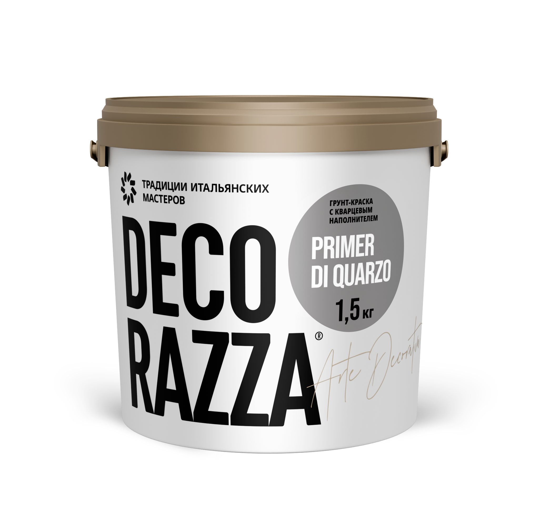 Грунт с кварцем под фактуры PRIMER DI QUARZO, 1,5 кг, Decorazza — купить для фасада