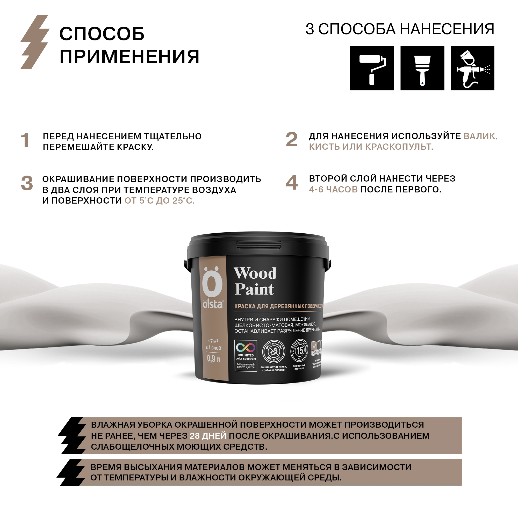 Краска для деревянных поверхностей Wood paint Краска для деревянных поверхностей Wood paint
