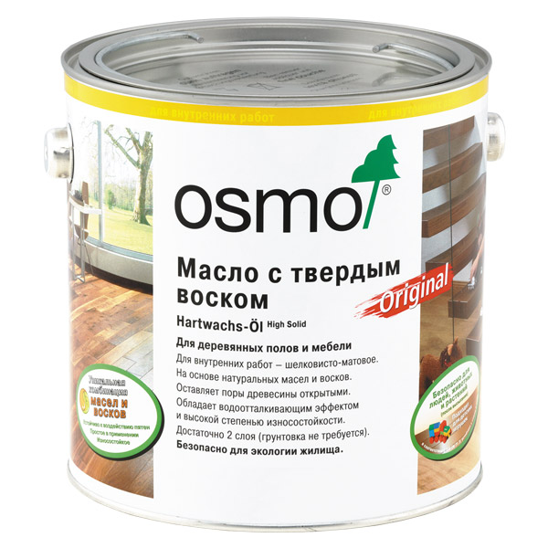 3065 Масло с воском Полуматовое 0,22 л.