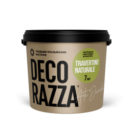 Декоративное покрытие Travertino naturale, 15 кг, RAL-цвета по заказу — Decorazza для дизайн интерьеров, для внутренних работ