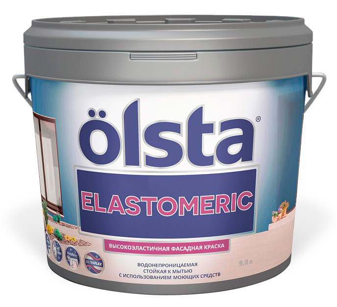 Краска фасадная Elastomeric